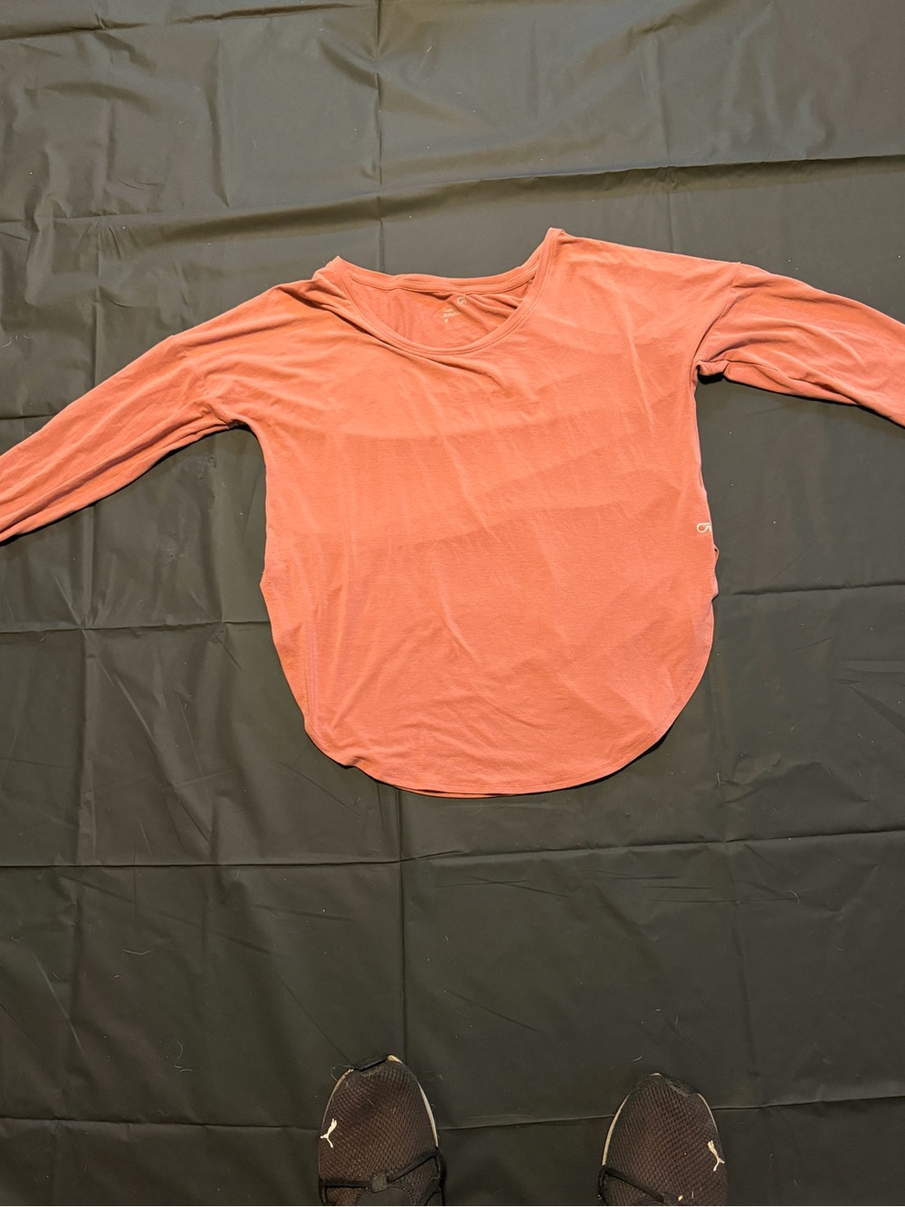 GapFit Breathe Long Sleeve Active Top Women’s Medium Dusty Rose Lightweight